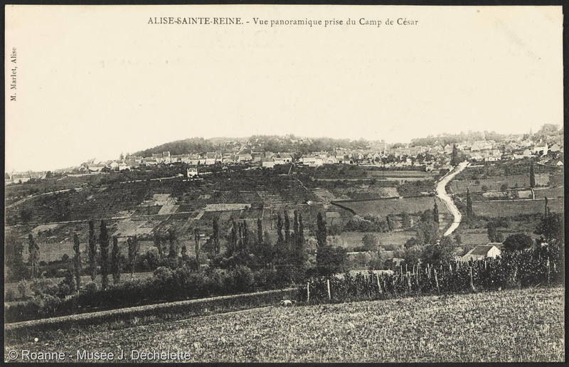 Alise-Sainte-Reine - Vue panoramique prise du Camp de César
