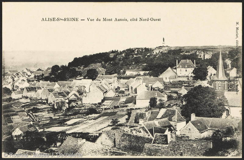 Alise-Ste-Reine - Vue du Mont Auxois, côté Nord-Ouest