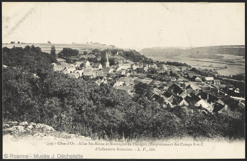 Alise Ste Reine et Montagne de Flavigny (Emplacement des Camps B et C d'Infanterie Romaine)