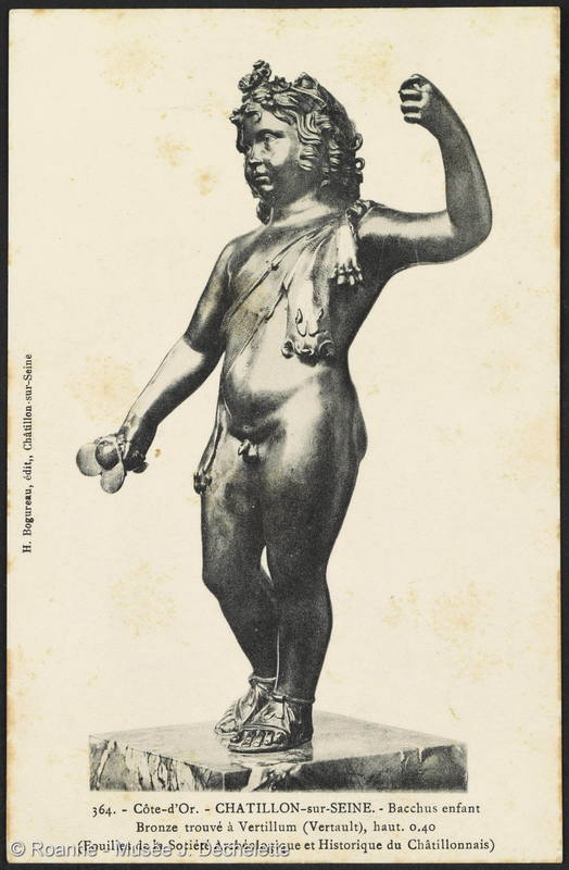 Chatillon-sur-Seine - Bacchus enfant - Bronze trouvé à Vertillum (Vertault), haut. 0.40