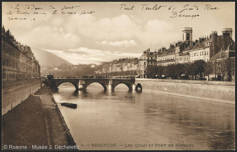 Besançon - Les Quais et Pont de Battant