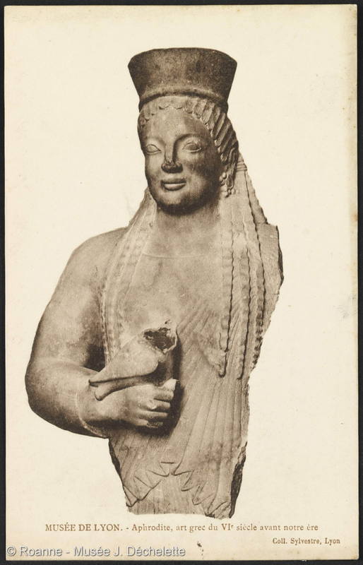 Musée de Lyon - Aphrodite, art grec du VIe siècle avant notre ère