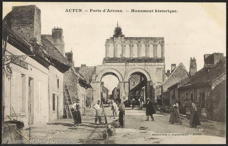 Autun - Porte d'Arroux - Monument historique