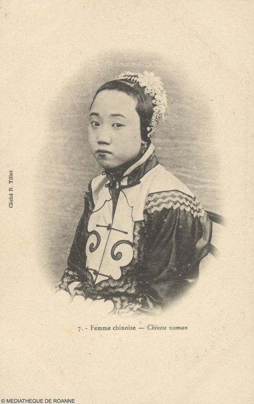 Femme chinoise. Chinese woman.