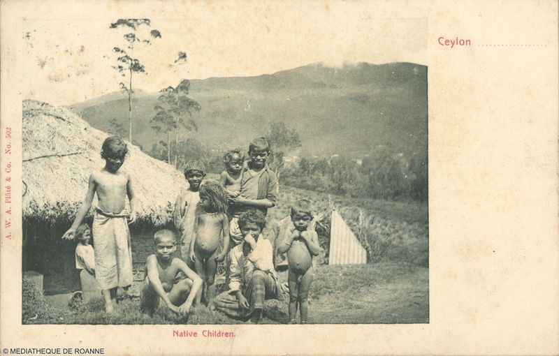 Ceylon. Native Children.