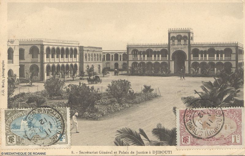 Secrétariat Général et Palais de Justice à DJIBOUTI.