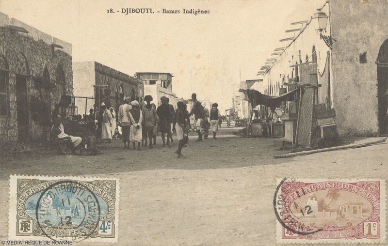 DJIBOUTI - Bazars Indigènes.