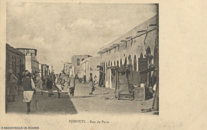 DJIBOUTI - Rue de Paris.