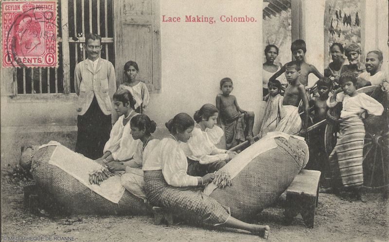 Lace Making, Colombo.