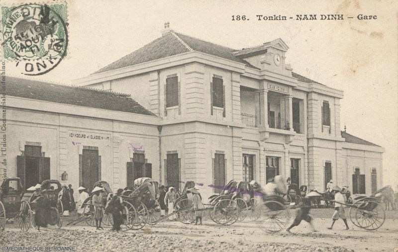 TONKIN - NAM DINH - Gare.