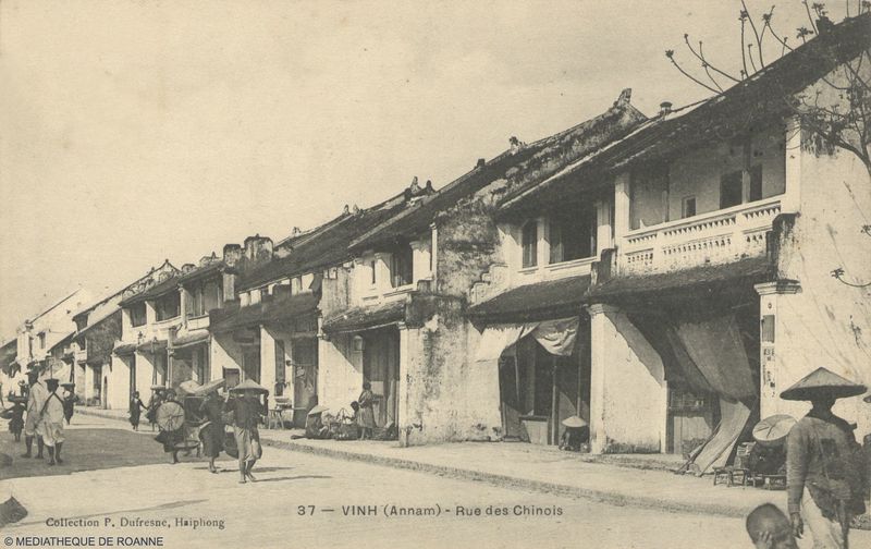 VINH (Annam) - Rue des Chinois.