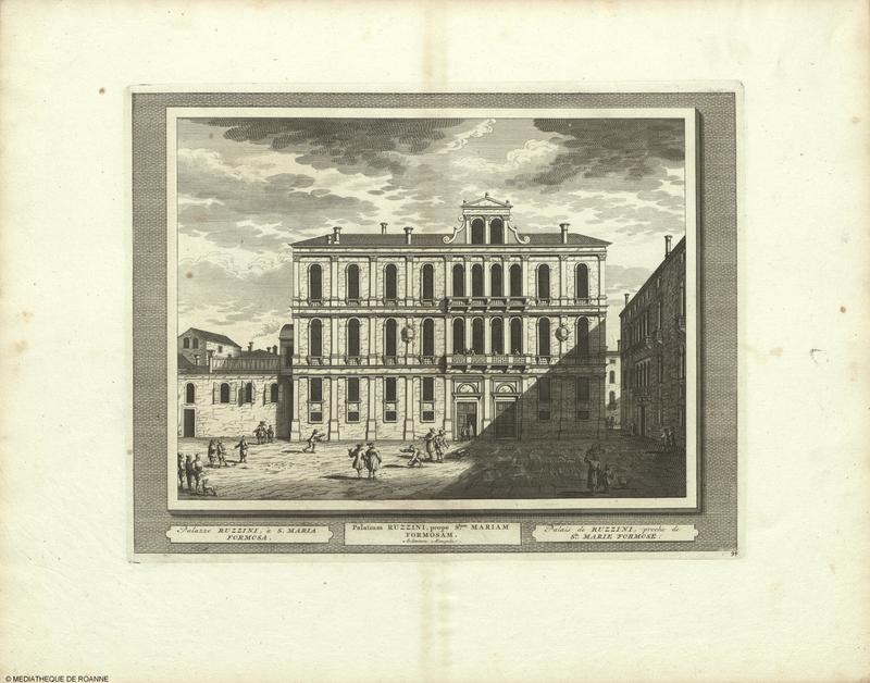 Palazzo RUZZINI, à S. MARIA FORMOSA = Palatium RUZZINI, prope S.tum MARIAM FORMOSAM = Palais de RUZZINI, proche de Ste. MARIE FORMOSE
