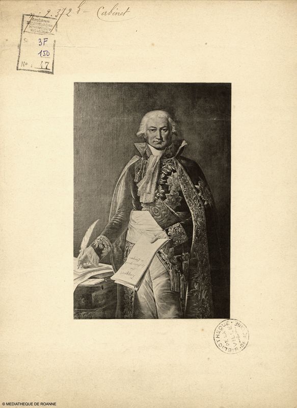 Champagny duc de Cadore, d'après un tableau du Musée de Roanne