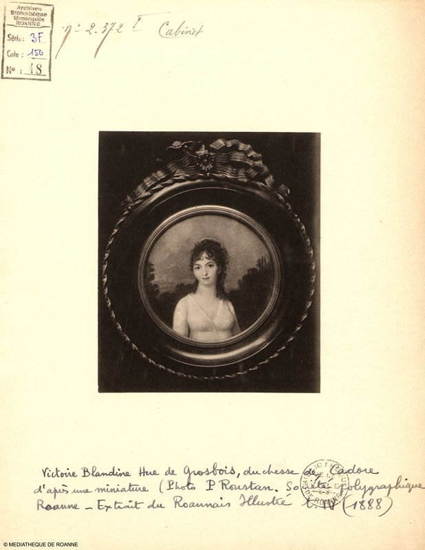 Victoire Blandine Hue de Grosbois, duchesse de Cadore