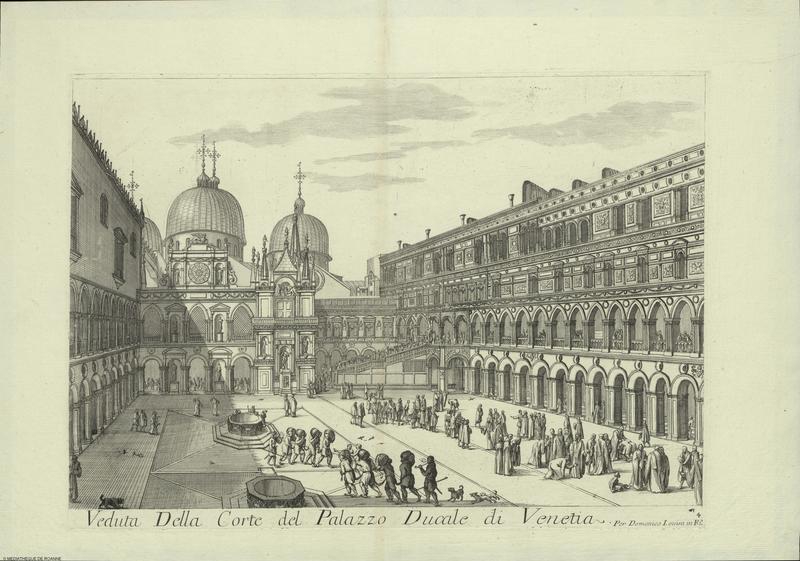 Veduta Della Corte del Palazzo Ducale di Venetia.