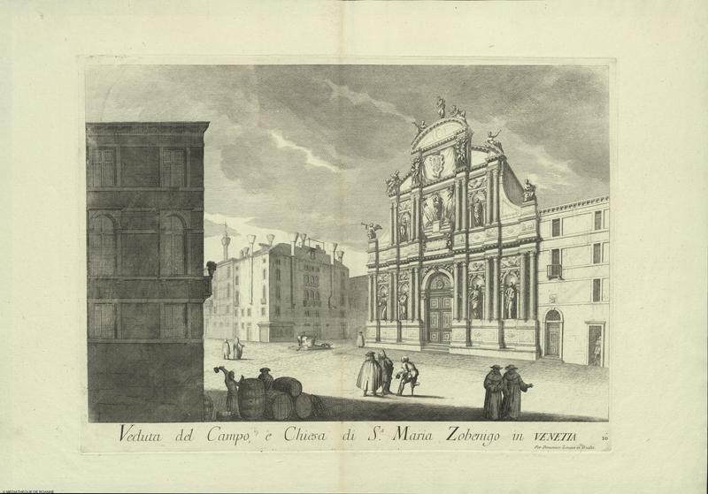 Veduta del Campo e Chiesa di Sa. Maria Zobenigo in Venetia