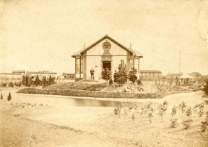 Le pavillon du jardin botanique