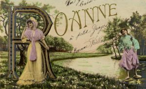 Carte souvenir de Roanne