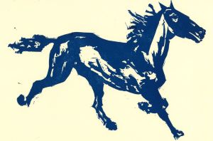 Le cheval bleu