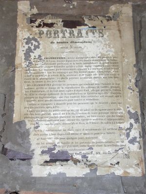 Daguerréotype - verso