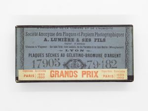 Boite de plaques de verre